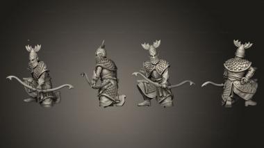 Military figurines Sea Guard 04 3d model