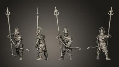 Military figurines Sea Guard 05 3d model
