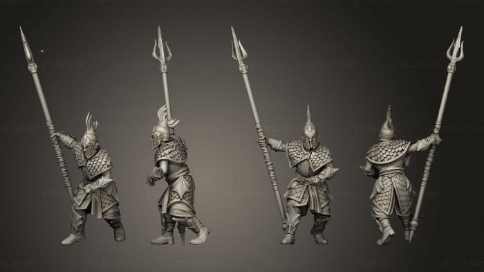 Military figurines (Sea Guard 06, STKW_12157) 3D models for cnc