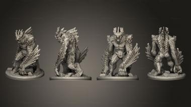 Military figurines Sea Troll Based 3d model