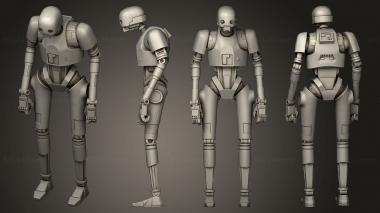 Military figurines sec drone 1 3d model