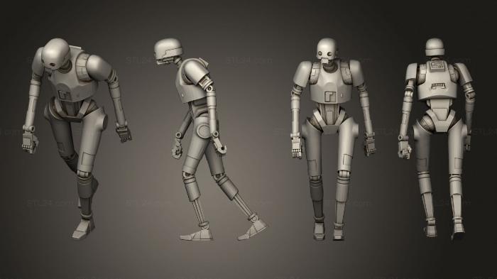 Military figurines (sec drone 2, STKW_12167) 3D models for cnc
