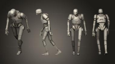 Military figurines sec drone 2 3d model
