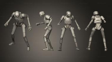 Military figurines sec drone 3 3d model
