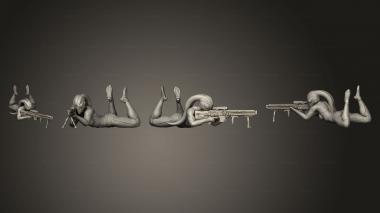 Military figurines Sector 7 gang Serenity 3d model