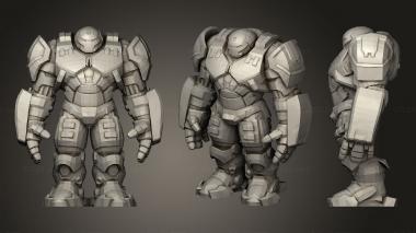 Military figurines Hulkbuster Remix 3d model