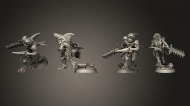 Military figurines Sekolin Sanctum Warrior 3d model