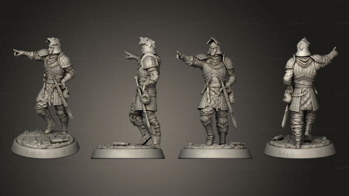Military figurines (Sgt Sleezy Sam, STKW_12206) 3D models for cnc