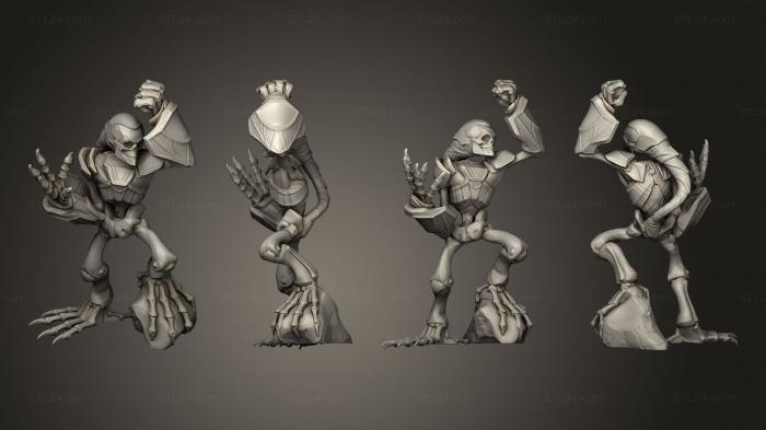 Military figurines (Shadow Steel Golem v 2, STKW_12217) 3D models for cnc