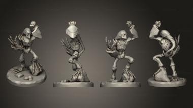 Military figurines Shadow Steel Golem 3d model