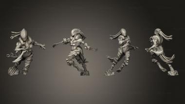 Military figurines Shadowspace Bloodseekers blades 01 3d model