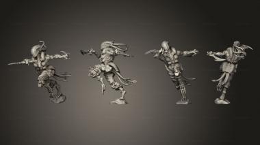 Military figurines Shadowspace Bloodseekers blades 02 3d model