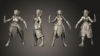 Military figurines shahana the sorcerer 01 3d model