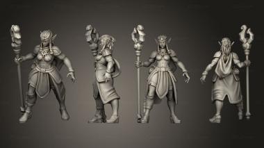 Military figurines shahana the sorcerer 02 3d model