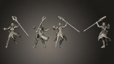 Military figurines shahana the sorcerer 05 3d model