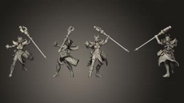 Military figurines shahana the sorcerer 06 3d model