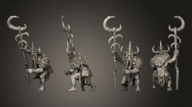 Military figurines Shaman 2 3d model