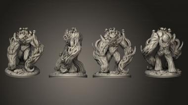 Military figurines Shambler Based 3d model