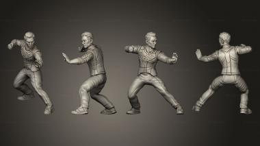 Military figurines Shang Chi Crimson Wuxia Warrior pose 1 3d model