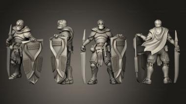 Military figurines Shardforged 04 3d model
