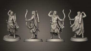 Military figurines Sharpshooter 2 3d model