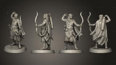Military figurines Sharpshooter 3d model