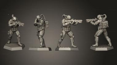 Military figurines Ship Marine 3d model