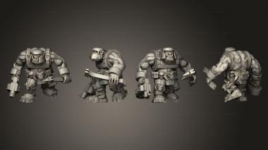 Military figurines Shock Troop  03 3d model