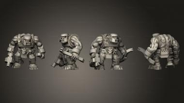 Military figurines Shock Troop  05 3d model