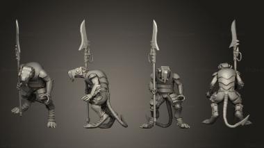 Military figurines Shockvermin Shock 3 3d model