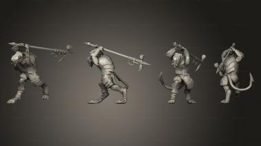 Military figurines Shockvermin Shock 4 3d model