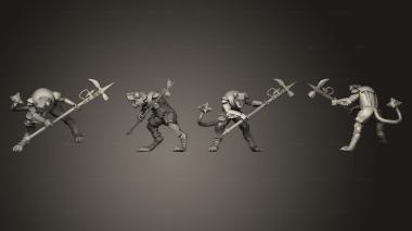 Military figurines Shockvermin Shock 6 3d model