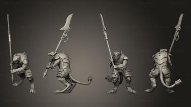 Military figurines Shockvermin Shock 7 3d model