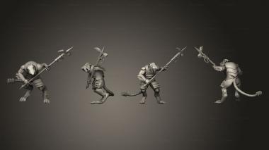 Military figurines Shockvermin Shock 10 3d model