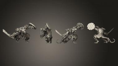 Military figurines Shonibi rat 5 3d model