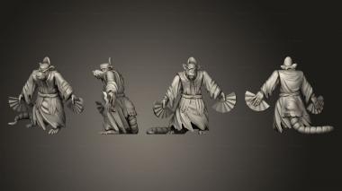 Military figurines Shonibi rat 9 3d model