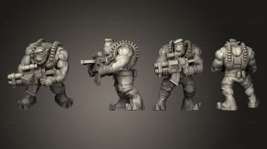 Military figurines SHOOTA BOYS 01 3d model