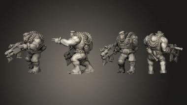 Military figurines SHOOTA BOYS 04 3d model