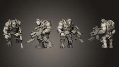 Military figurines SHOOTA BOYS 05 3d model