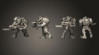 Military figurines SHOOTA BOYS 07 3d model