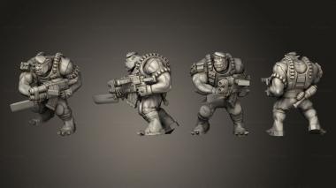 Military figurines SHOOTA BOYS 09 3d model