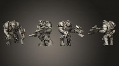 Military figurines SHOOTA BOYS 10 3d model