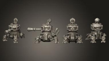 Military figurines Siege Tank 3d model