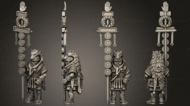 Military figurines SIGNIFER A 3d model