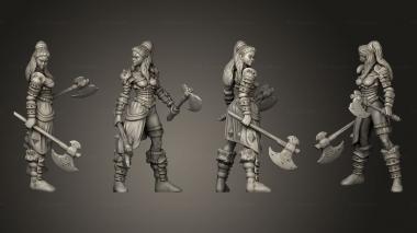 Military figurines Sigrid the Avenger 3d model