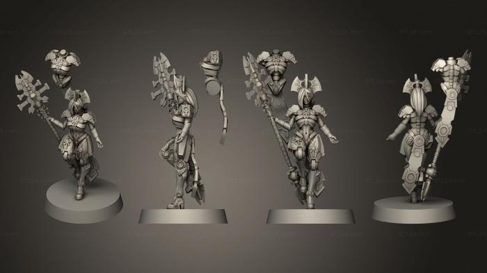 Military figurines (Silent Queen, STKW_12331) 3D models for cnc