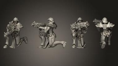 Military figurines Sistersoftheknee 2 3d model