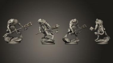 Military figurines Skeghh fimir 3d model