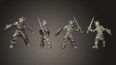 Military figurines SKELETON 03 3d model