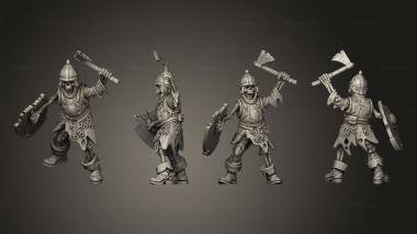 Military figurines SKELETON 04 3d model